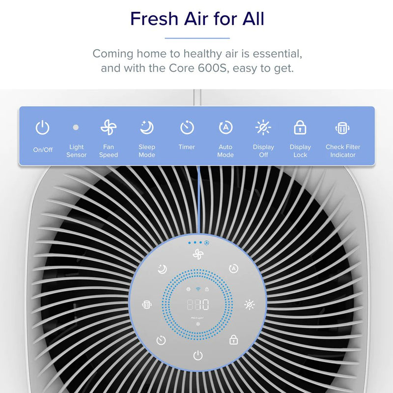 Levoit Core 600S Smart H13 HEPA Air Purifier