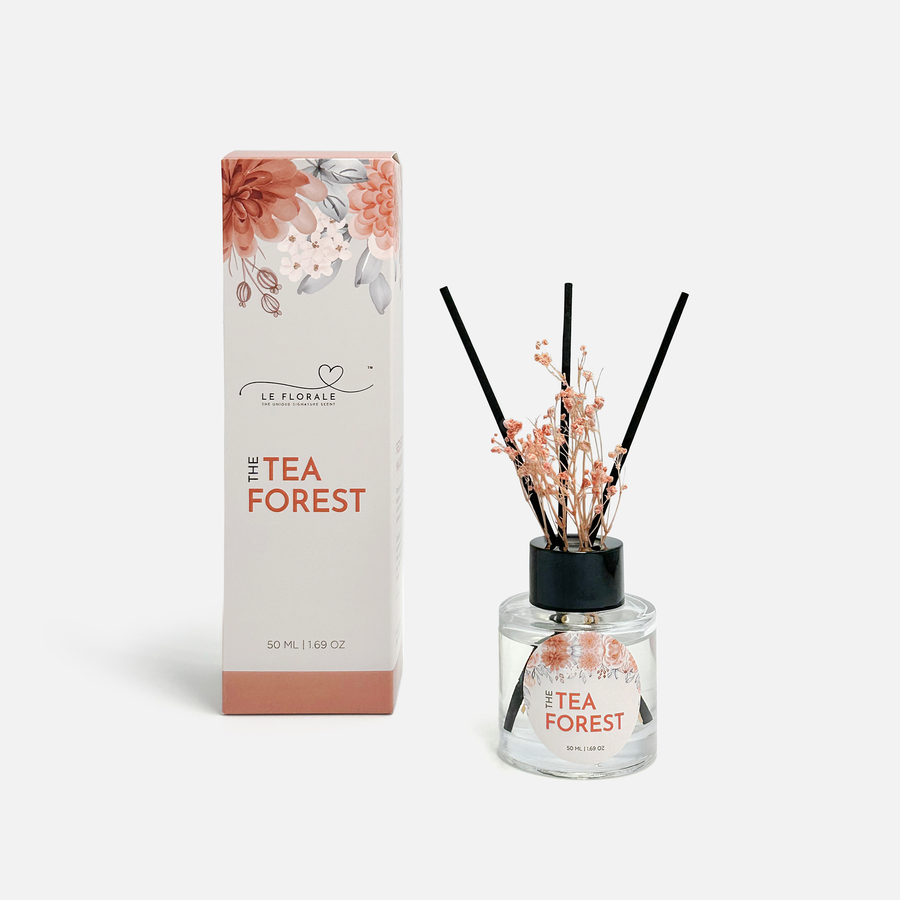 Le Florale Signature Scent Reed Diffuser - The Tea Forest